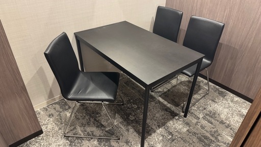 IKEAデスクチェアセット