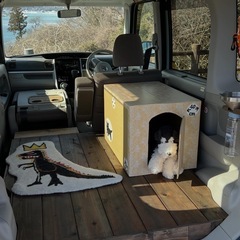 車のリノベーション🤗　愛犬と旅などに最適👍の画像