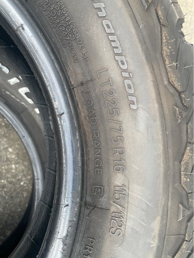 BFgoodrich ko2 225/75R16   タイヤ