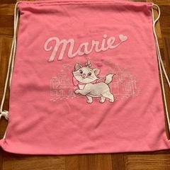 未使用品　マリー　ぬいぐるみ　巾着バックの画像