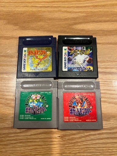 ゲームソフト　ポケモン4点　まとめ売り