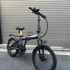 EENOUR C4電動アシスト自転車　折りたたみ　折り畳み　JK 女子高生　大阪　大東市　通学の画像