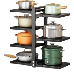 決まりました　フライパンラック　鍋　収納の画像