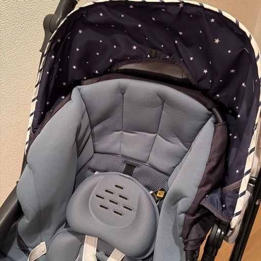 コンビ ベビーカー スゴカルα 4キャス compact エッグショック HS（スターナイトホワイト）