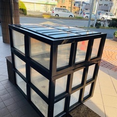 しっかりした作り　大容量3段　ブラック クリア　衣装ケースの画像