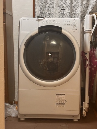 シャープ ドラム式洗濯乾燥機 ES-S7J 右開き 洗濯7kg 乾燥3.5kg