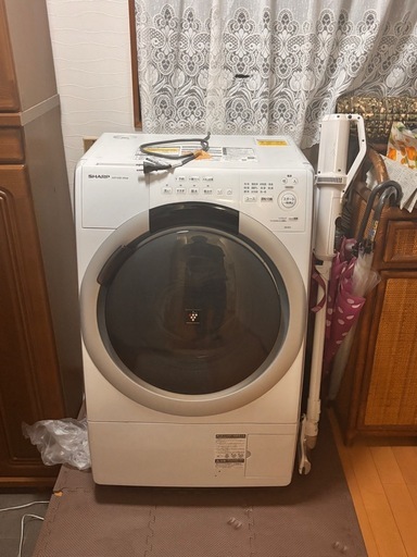 シャープ ドラム式洗濯乾燥機 ES-S7J 右開き 洗濯7kg 乾燥3.5kg