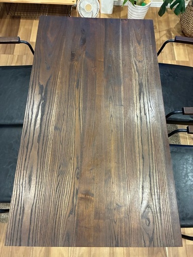お値下げ‼️LOWYAダイニングテーブルセット 幅140cm 4人 ヴィンテージ風