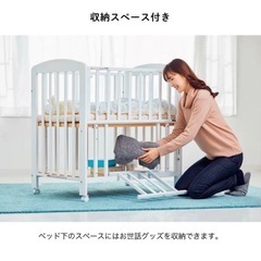 ベビーベッドの画像