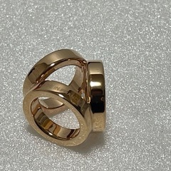 HERMES エルメス スカーフリング トリオ90 ゴールド　新品未使用　正規品の画像