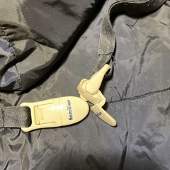 familiar ネイビー ケープ　ファミリア　ベビーカーブランケットの画像