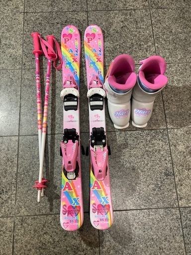 子供用スキーセット① (なーさん) 八尾南のスキーの中古あげます・譲り