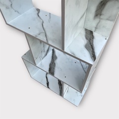 大理石調　シェルフ　棚　大阪配送可能の画像