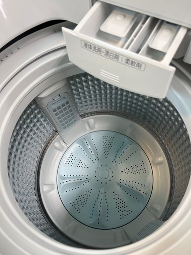 ジャングルジャングル貝塚店　7.0kg 洗濯機　AQUA アクア　AQW-S70E3  2024年製　縦型洗濯機　クリーニング済み　中