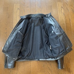 Sサイズ牛　革 ジャンライダースジャケットの画像