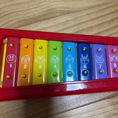 【取引中】 アンパンマン　鉄琴　　知育　楽器の画像