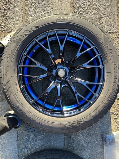【取引終了】WedsSport SA20R スタッドレス付 225/60R18／ロックナット付
