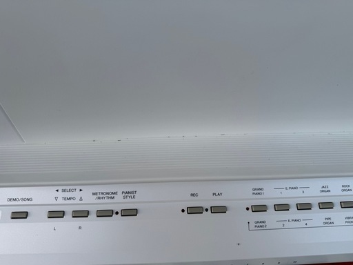 【動作OK】YAMAHA 電子ピアノ P-105 ホワイト 専用スタンド付