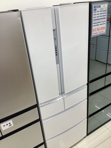 【6ヵ月保証】6ドア冷蔵庫　MITSUBISHI　MR-RX46A-W1