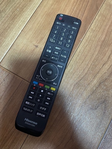 【動作良好】Hisense ハイセンス 43型 4K液晶テレビ（2019年モデル）付属品あり／引取限定