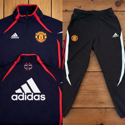 マンチェスターユナイテッド 上下セット ジャージ M アディダス