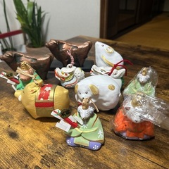 干支の置物色々1個30円の画像