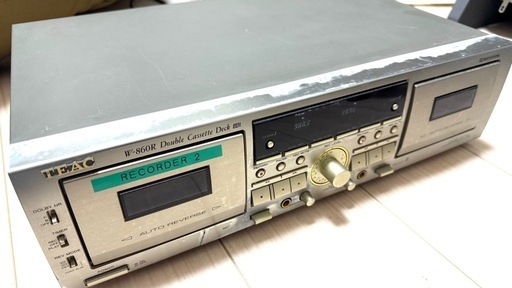 TEAC/ティアック】 ダブルカセットデッキW-860R (EMiko) 取手の映像