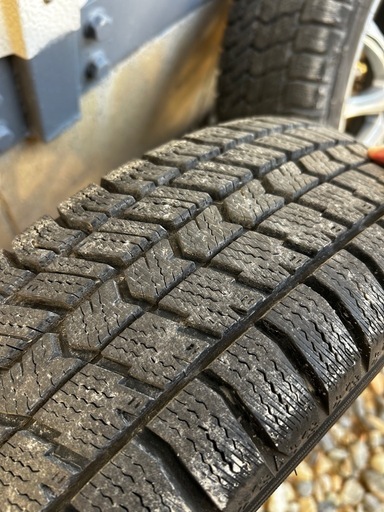 5〜7分山スタッドレスタイヤホイールセットGOODYEAR  ICENAVI 155/65R13  22年製 在庫no⑥
