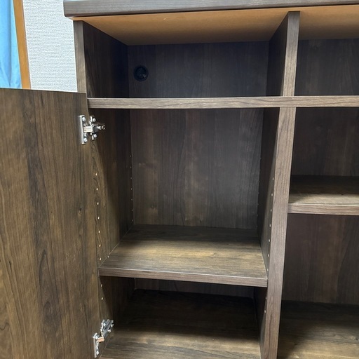 FAX台コンセント穴2箇所棚可動式 (鈴木知子) 勝どきの収納家具《棚