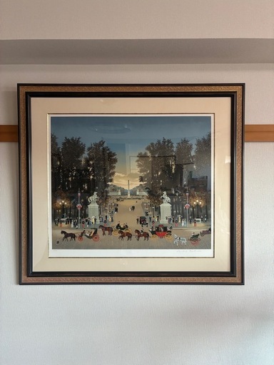 ミッシェル・ドラクロワバギー・パレード・オン・シャンゼリゼ 絵画