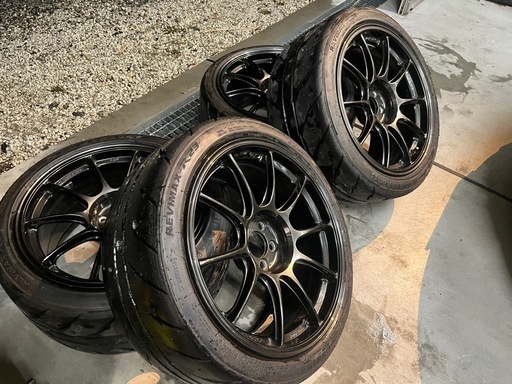 最終価格3月中旬まで以降売却★手渡しのみ★weds sport tc105x + シバ200R中古　4本セット