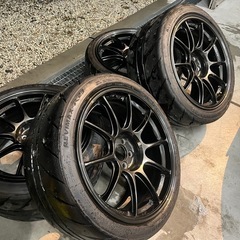 ★手渡しのみ★weds sport tc105x + シバ200R中古　4本セットの画像