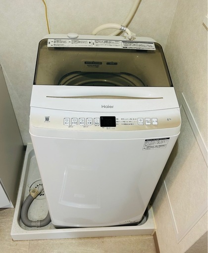 ✨22年製✨ Haier ハイアール 全自動洗濯機 JW-U60HK 6kg 