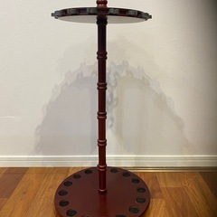 ☆ロッドスタンド　釣竿　収納　インテリア木目☆の画像