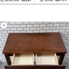 無印良品 MUJI バーチ材　デスク　机の画像