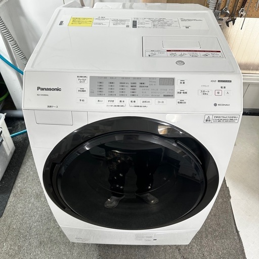 送料取り付け無料！完全分解洗浄済 ！Panasonic NA-VX3900L  2019年製　完全分解洗浄済　ドラム式洗濯機　ヒートポンプ式