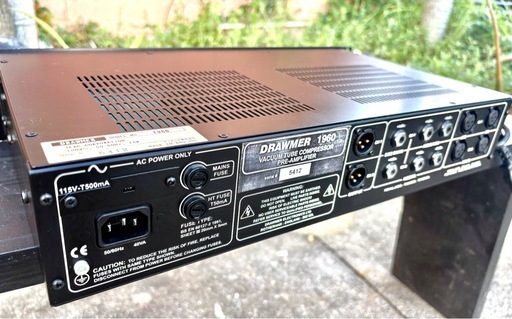 DRAWMER 1960（ 真空管マイクプリアンプコンプレッサー） (ジョナ) て