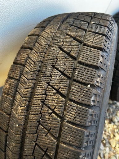 9分山スタッドレスタイヤホイールセット BLIZZAK VRX 205/60R16 19年製 在庫no④