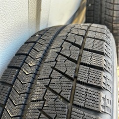 9分山スタッドレスタイヤホイールセット BLIZZAK VRX 205/60R16 19年製 在庫no④の画像