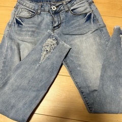 スキニーパンツ　ワイドパンツL ２点セットの画像