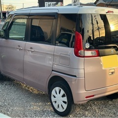 ミシュランタイヤ　ツートン　フルセグTV Bluetooth ETC パワースライドドア　スズキ　スペーシアの画像