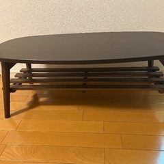 折りたたみローテーブルの画像