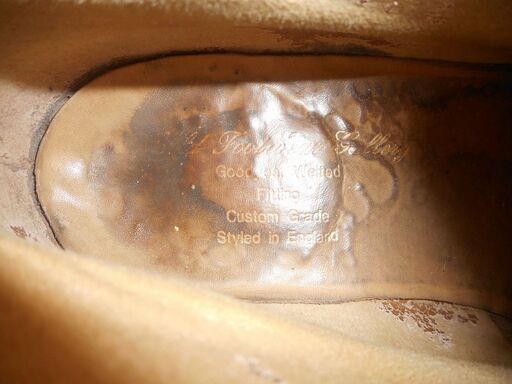 ワールドフットウェアギャラリー チャッカブーツ 26.5cm位 黒 メンズ ビジネス ショートブーツ World Footwear Gallery USED