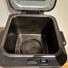 山善 電気フライヤー/YAD-F801(S)の画像