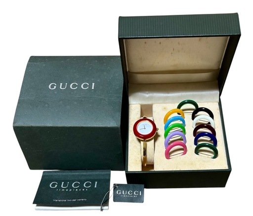 極美品✨グッチ GUCCI チェンジベゼル 腕時計