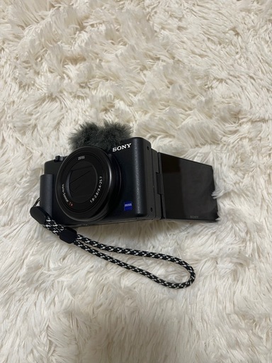 値下げ:SONY デジタルカメラ　VLOGCAM ZV-1 追加バッテリ、ケース付き