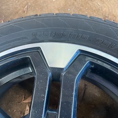 ダイハツ純正15インチアルミ❗️美品❗️ タイヤバリ山‼️の画像