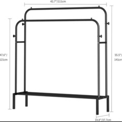 ハンガーラックの画像