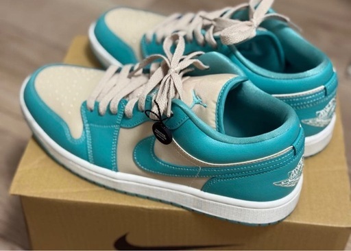 Nike Air Jordan 1 Low ターコイズ/ベージュ