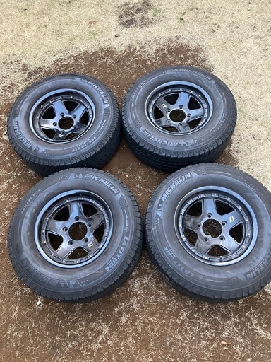 【購入時13万】【ランクル70系】スタッドレス&ホイール4本セット 265/70 R16